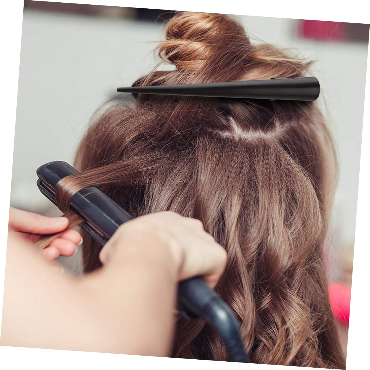 8Pcs Large Horn Clip Alligator Hair Clip Partition Hair Clips Hair Styling Clips Seamless Hair Clip Hair Locating Clip Metal Hair Clips Hair Separate Clips Hair Section Clip