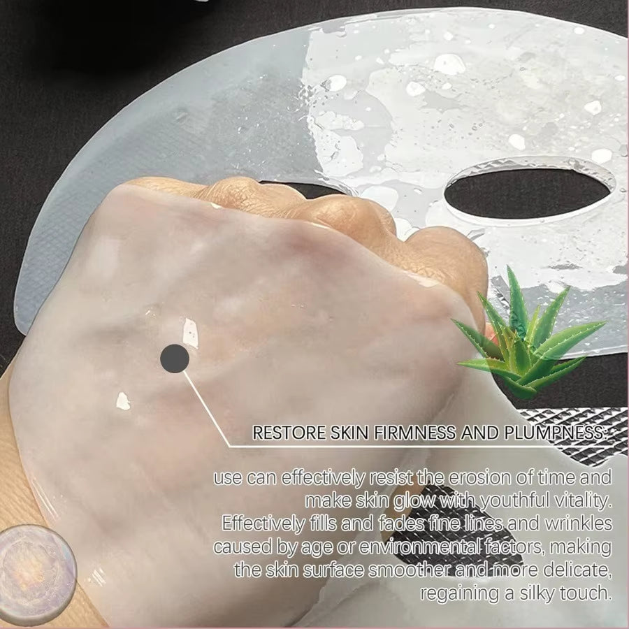 GlowDrench™ Bio Collagen Face Mask – Deep Hydration & Pore Refining (1/4/10 Pcs)