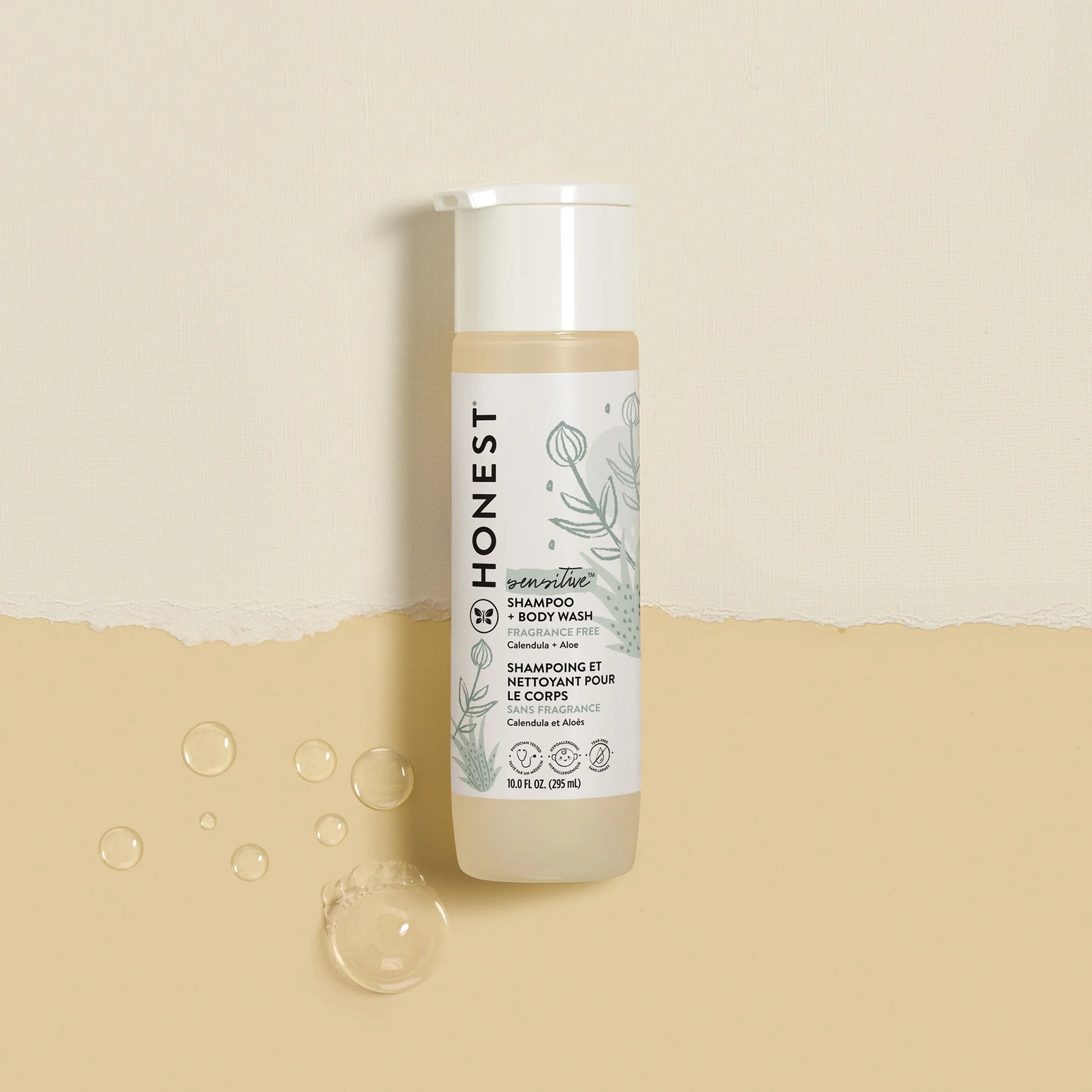 Sensitive Shampoo and Body Wash Fragrance Free 10 Fl Oz