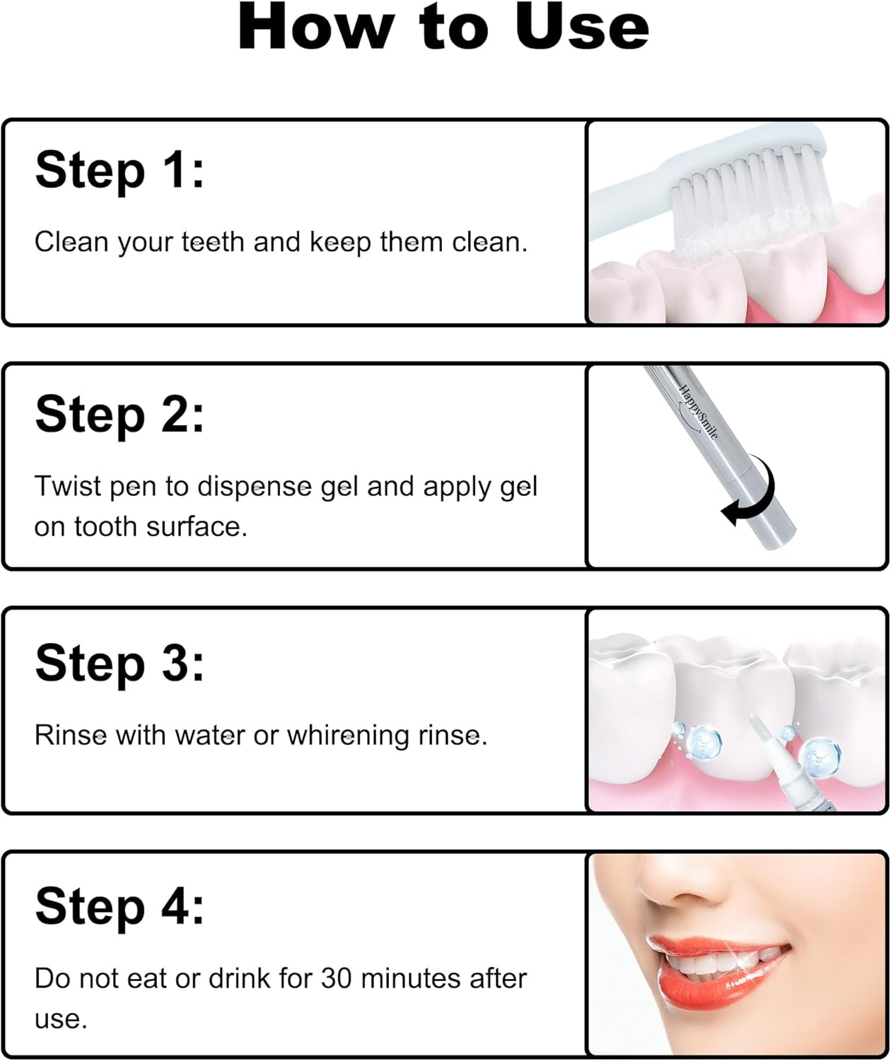 Premium Teeth Whitening Pen Set of 3 - Achieve a Brighter Smile, Easier than Teeth Whitening Strips or Crest Whitening Strips - Professional Results, Gentle on Sensitive Teeth
