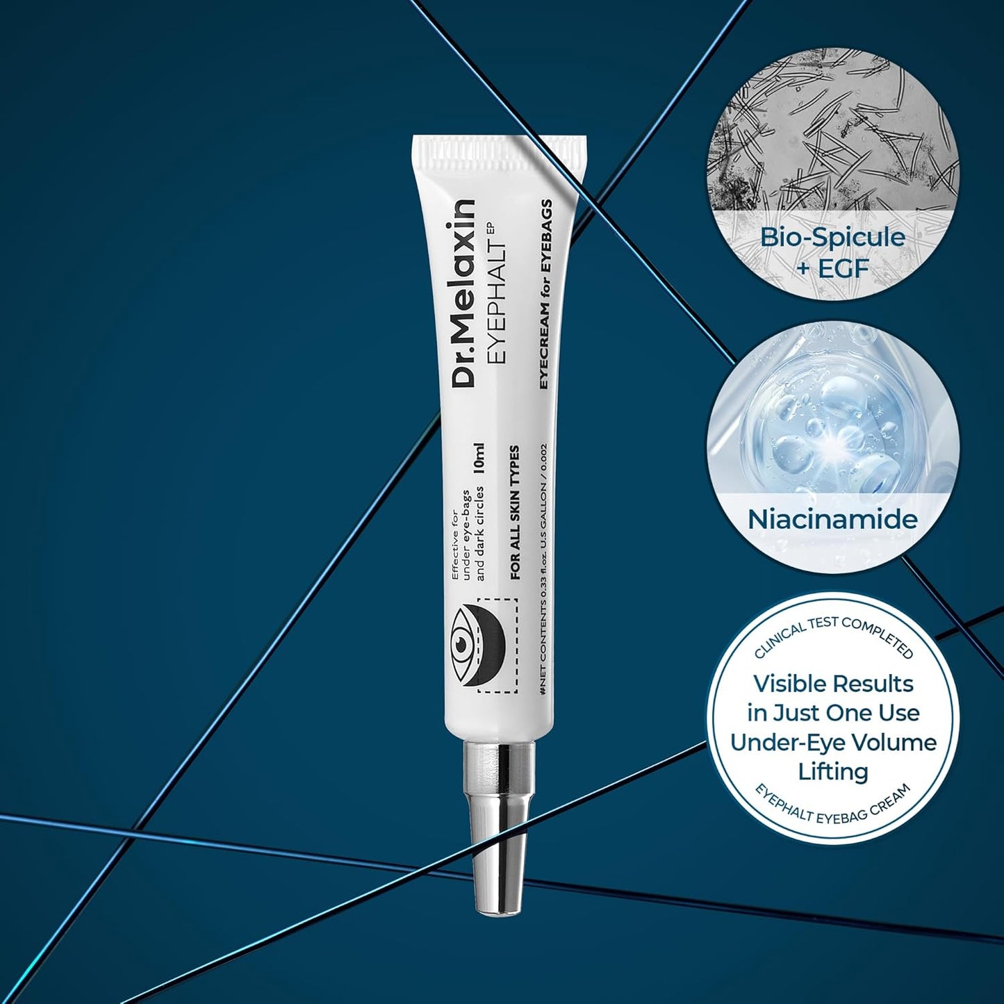 Eyephalt Miracle Repair Cream – EGF-Infused Under Eye Savior (0.33 Fl.Oz)