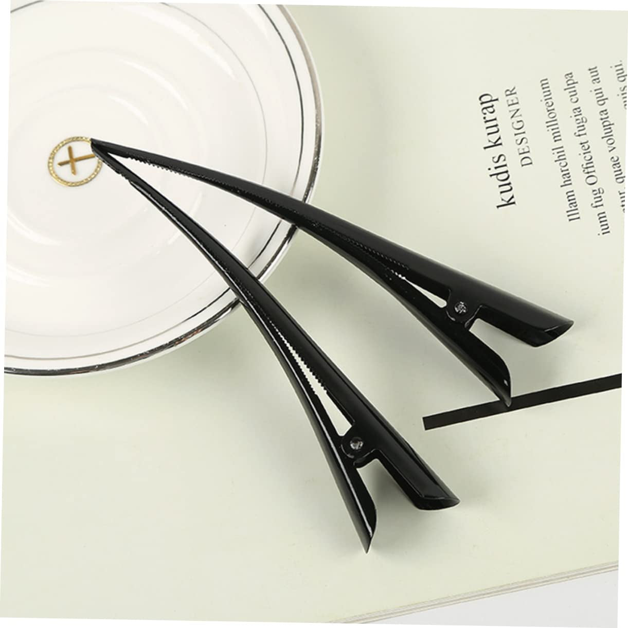 8Pcs Large Horn Clip Alligator Hair Clip Partition Hair Clips Hair Styling Clips Seamless Hair Clip Hair Locating Clip Metal Hair Clips Hair Separate Clips Hair Section Clip