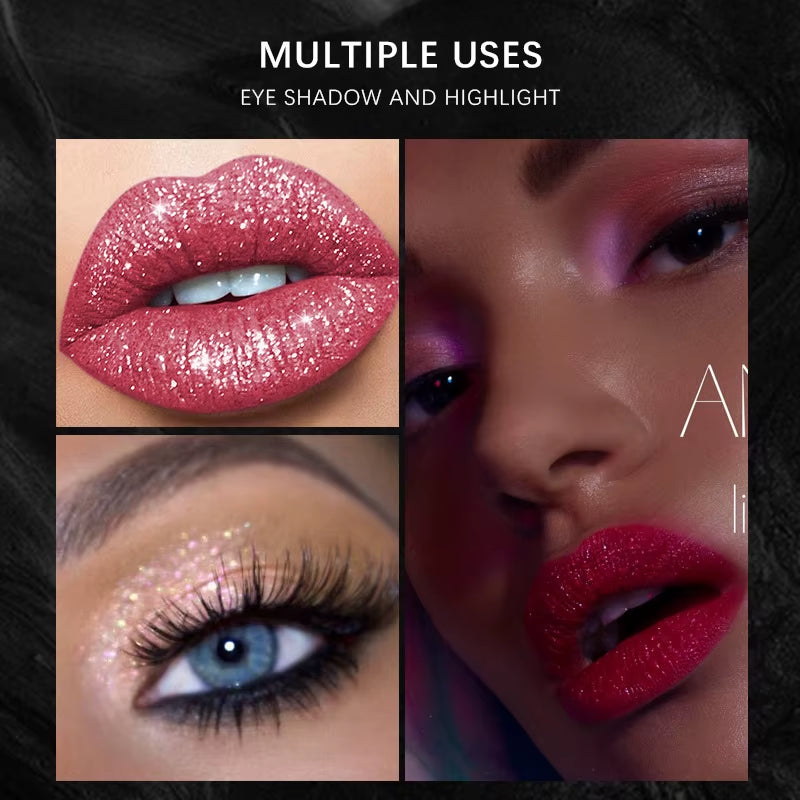 Devil’s Dream™ – 12-Color Glitter Lip Gloss & Lip Tint Kit